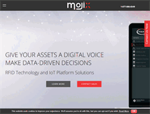 Tablet Screenshot of mojix.com